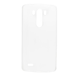 LG G3 Case Zore Süper Silikon Cover Colorless