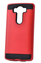 LG G3 Kılıf Zore Kans Kapak Kırmızı