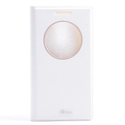 LG G3 Mini Kılıf Zore Dolce Kapaklı Kılıf Beyaz