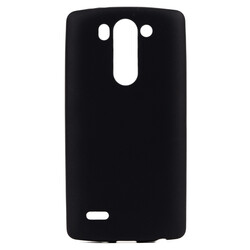 LG G3 Mini Kılıf Zore Polo Silikon Kapak Siyah