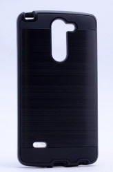 LG G3 Stylus Kılıf Zore Kans Kapak Siyah