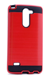 LG G3 Stylus Kılıf Zore Kans Kapak Kırmızı