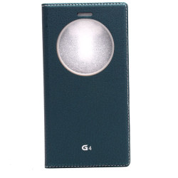 LG G4 Kılıf Zore Dolce Kapaklı Kılıf Koyu Yeşil