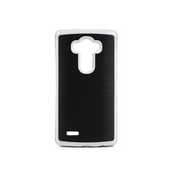 LG G4 Kılıf Zore İnfinity Motomo Kapak Beyaz