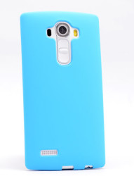 LG G4 Kılıf Zore Premier Silikon Kapak Mavi