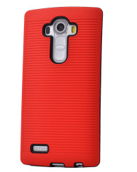 LG G4 Kılıf Zore Youyou Silikon Kapak Kırmızı