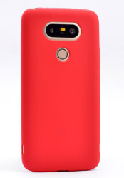 LG G5 Kılıf Zore Premier Silikon Kapak Kırmızı
