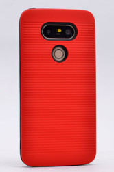 LG G5 Kılıf Zore Youyou Silikon Kapak Kırmızı