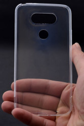 LG G5 Kılıf Zore Ultra İnce Silikon Kapak 0.2 mm Renksiz