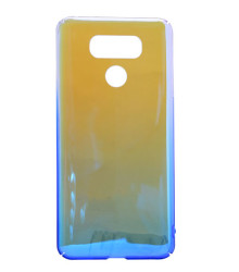 LG G6 Kılıf Zore Renkli Transparan Kapak Mavi