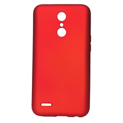 LG K10 2017 Kılıf Zore Premier Silikon Kapak Kırmızı