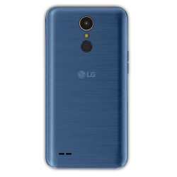 LG K10 2017 Kılıf Zore Ultra İnce Silikon Kapak 0.2 mm Mavi