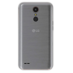 LG K10 2017 Kılıf Zore Ultra İnce Silikon Kapak 0.2 mm Füme