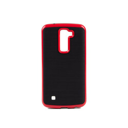 LG K10 Case Zore İnfinity Motomo Cover Red