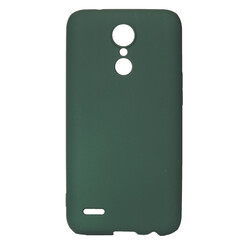LG K10 2017 Case Zore Premier Silicon Cover Dark Green