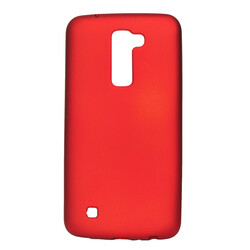 LG K10 Kılıf Zore Premier Silikon Kapak Kırmızı