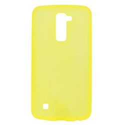 LG K10 Kılıf Zore Premier Silikon Kapak Sarı