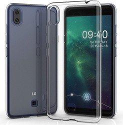 LG K20 2019 Case Zore Süper Silikon Cover Colorless