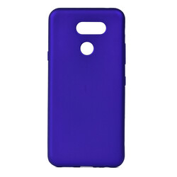 LG K40S Case Zore Premier Silicon Cover Saks Blue