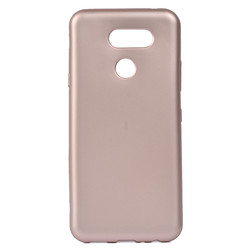 LG K40S Case Zore Premier Silicon Cover Rose Gold