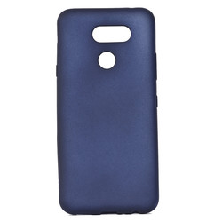 LG K40S Case Zore Premier Silicon Cover Navy blue