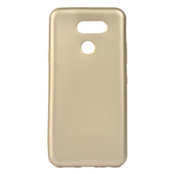 LG K40S Kılıf Zore Premier Silikon Kapak Gold