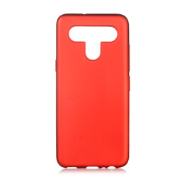 LG K41S Kılıf Zore Premier Silikon Kapak Kırmızı