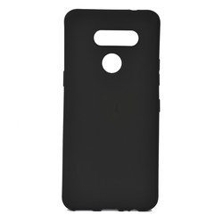 LG K50S Case Zore Premier Silicon Cover Black