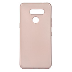 LG K50S Case Zore Premier Silicon Cover Rose Gold