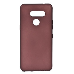 LG K50S Case Zore Premier Silicon Cover Plum