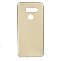 LG K50S Kılıf Zore Premier Silikon Kapak Gold