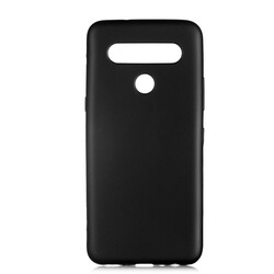 LG K61 Case Zore Premier Silicon Cover Black