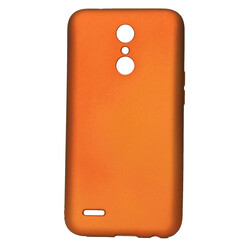 LG K8 Case Zore Premier Silicon Cover Orange