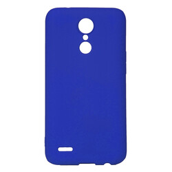 LG K8 Case Zore Premier Silicon Cover Saks Blue