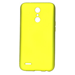 LG K8 Case Zore Premier Silicon Cover Yellow