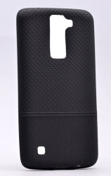 LG K8 Kılıf Zore Matrix Silikon Siyah