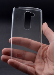LG Leon Kılıf Zore Ultra İnce Silikon Kapak 0.2 mm Renksiz