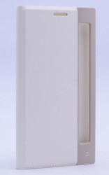 LG Stylus 2 Kılıf Zore Dolce Kapaklı Kılıf Beyaz
