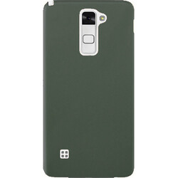 LG Stylus 2 Kılıf Zore Premier Silikon Kapak Koyu Yeşil