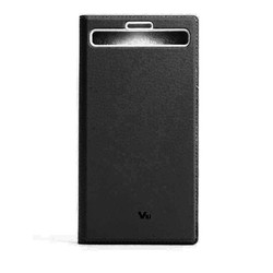 LG V10 Kılıf Zore Dolce Kapaklı Kılıf Siyah