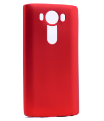 LG V10 Kılıf Zore Premier Silikon Kapak Kırmızı