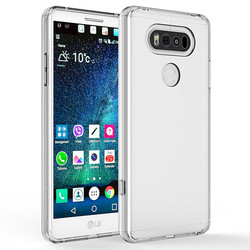 LG V20 Case Zore Süper Silikon Cover Colorless