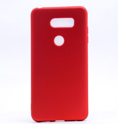 LG V30 Kılıf Zore Premier Silikon Kapak Kırmızı