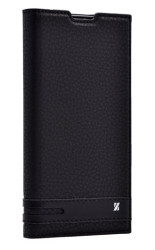 LG X Cam Kılıf Zore Elite Kapaklı Kılıf Siyah