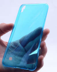 LG X Power Kılıf Zore Ultra İnce Silikon Kapak Mavi