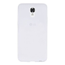 LG X Screen Case Zore Süper Silikon Cover Colorless