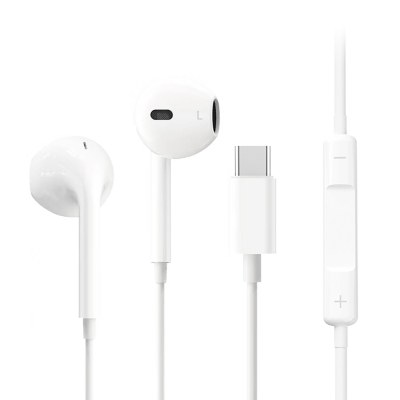 Micflip J01 Type-C 3D Stereo Sound In-Ear Headphones White