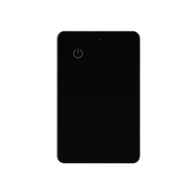 Micflip P045 Waterproof Smart Tracking Card with Wireless Charging for iOS and Android Devices Black