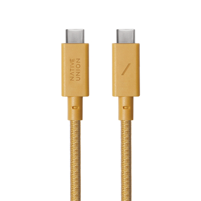 Native Union Anchor Series Type-C to Type-C Fast Charging Data and Charging Cable 240W 3M Brown