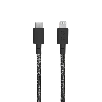 Native Union Belt Series Type-C to Lightning Charging Cable 1.2M Black